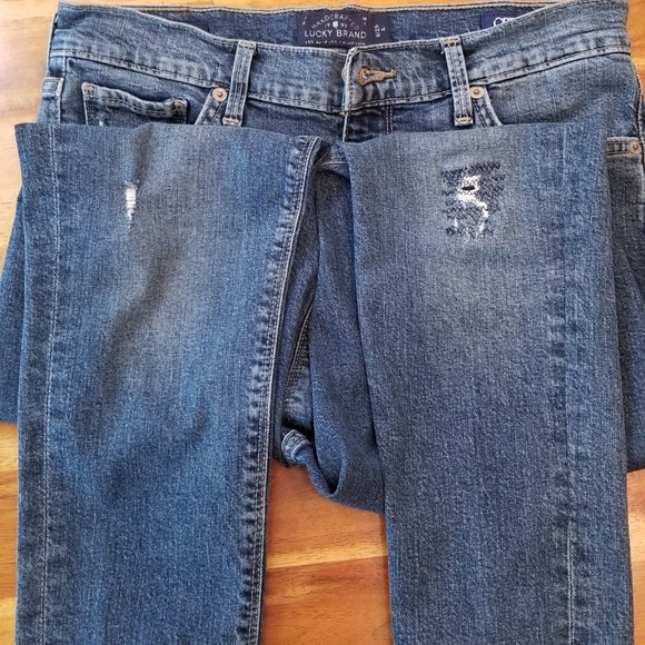 Lucky Brand Bridgette Skinny Jean Orta Premium - Picture 4 of 5